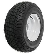 American Tire & Wheel 3H390 205/65-10 Tire & Wheel (C) 5 Hole / White