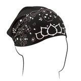 Bobster Hbhhb2 Headwrap, Highway Honey Cotton/Bamboo, Skull Paisley