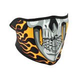Bobster Wnfm061H Neoprene 1/2 Face Mask, Burning Skull