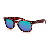Bobster Ezwa02 Winna Sunglass, Tortoise Frame, Smoked Green Mirror