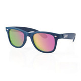 Bobster Ezwa03 Winna Sunglass, Steel Blue, Smoked Purple Mirror