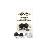 Bolt Motorcycle Accessories 2007-Rvs Rim Lock & Valve Stem Seals