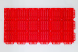 Caliber Trailer Products 13610-2 Protech Flooring - Smooth - 8 Pc. - Red
