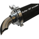 Bikeman Performance 17-Et-1-Ss Exhaust Tip Big Mo Ss