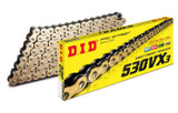 D.I.D M530Vx3G150Zb D.I.D X-Ring Chain 530Vx3 Gold & Black 150Zb