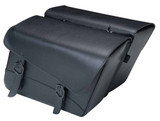 Dowco Luggage 59589-00 Willie & Max Black Jack Large Slant Saddlebag Set