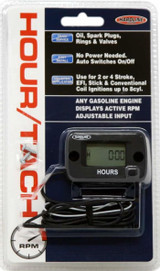 Hardline Products Hr-8062-2 Hardline Hour/Tach Meter Up To 8 Cylinders