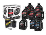 Maxima Lubricants 90-129018Pb Milwaukee 8 V-Twin Oil Change Kit - Black