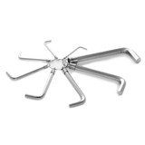 Performance Tool W1113C 8 Pc H.D Hex Set Metric