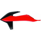 Polisport 8422100007 Polisport Radiator Scoops Ktm, Black/Orange Flo