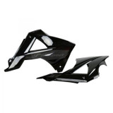 Polisport 8413300007 Polisport Radiator Scoops Gas Gas , Black