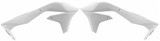Polisport 8418300002 Polisport Radiator Scoops, Kawasaki, White
