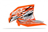 Polisport 8412400001 Radiator Scoops Ktm 65 Sx Ipd Orange Ktm