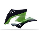 Polisport 8415900004 Radiator Scoops Kx450F Black/ Green 05