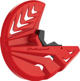Polisport 8151400007 Polisport Disk & Bottom Fork Protector Red Cr04/Black