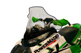 Powermadd 12030 Cobra Arctic Cat Mid Clear W/Black Graphics