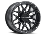 Raceline Wheels A94B-47011+10 Raceline Krank Black 14X7 4X110 +10Mm