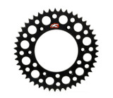 Renthal 224U-520-48Gpbk Renthal Rear Ultralight Sprocket Black Grooved 48T