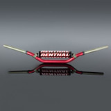 Renthal 922-01-Rd-07-185 Renthal 922 Rc High Twinwall Red - Padded