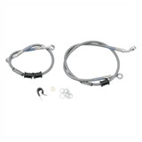Russell R08368S Kawasaki Front Brake Line Kit 07-08 Zx-14 Oem Style