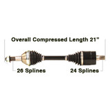 Tytaneum Can-6092Hd Cv Axle Heavy Duty Replacement Can-Am