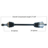 Tytaneum 813-0049 Tytaneum Oe Replacement Cv Axle Can-Am Rear Left / Right