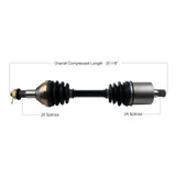 Tytaneum 813-0057 Tytaneum Oe Replacement Cv Axle Can-Am Rear Left / Right
