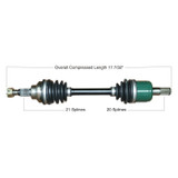 Tytaneum 813-0075 Tytaneum Oe Replacement Cv Axle Honda Front Left