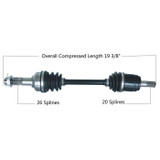 Tytaneum 813-0079 Tytaneum Oe Replacement Cv Axle Honda Front Left