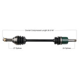 Tytaneum 813-0095 Tytaneum Oe Replacement Cv Axle John Deere Front Left