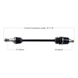 Tytaneum 813-0124 Tytaneum Oe Replacement Cv Axle Kymco Front Right