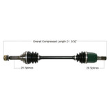Tytaneum 813-0185 Tytaneum Oe Replacement Cv Axle Suzuki Front Right