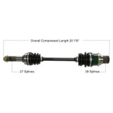 Tytaneum 813-0218 Tytaneum Oe Replacement Cv Axle Yamaha Rear Right