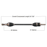 Tytaneum 813-0246 Tytaneum Heavy Duty Cv Axle Can-Am Front Right