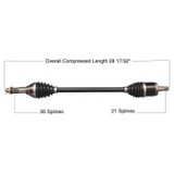 Tytaneum 813-0247 Tytaneum Heavy Duty Cv Axle Can-Am Front Left