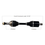 Tytaneum 813-0261 Tytaneum Heavy Duty Cv Axle Can-Am Rear Right