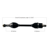 Tytaneum 813-0264 Tytaneum Heavy Duty Cv Axle Can-Am Rear Left