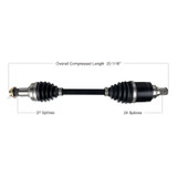 Tytaneum 813-0287 Tytaneum Heavy Duty Cv Axle Kymco Front Right