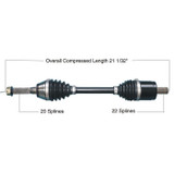 Tytaneum 813-0292 Tytaneum Heavy Duty Cv Axle Polaris Front Left / Right