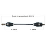 Tytaneum 813-0311 Tytaneum Heavy Duty Cv Axle Polaris Front Left / Right