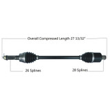 Tytaneum 813-0321 Tytaneum Heavy Duty Cv Axle Polaris Rear Left / Right