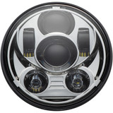 Custom Dynamics Headlamp - 5.75" - Led - Chrome Cd-575-C Custom Dynamics Headlamp - 5.75" - Led - Chrome Cd-575-C