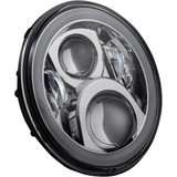 Custom Dynamics Headlamp - 7" - Led - Chrome Cd-7-14-C Custom Dynamics Headlamp - 7" - Led - Chrome Cd-7-14-C