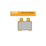 Vesrah Semi-Metallic Brake Pads Vd-999 VD-999