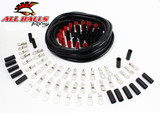 All Balls Racing Black 25' Battery Cable Kit
