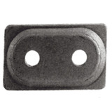 Woodys Double Digger Aluminum Support Plate 5/16" Black 48 Pcs ADD2-3810-B