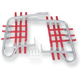 Dg Performance Nerf Bars - Trx400Ex - Silver/Red 54-2115