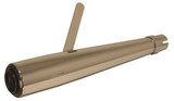 Emgo Chrome Universal Muffler 80-84052