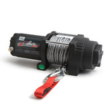 All Balls Racing Expedition Winch 4500Lb 4-Bolt Steel Cable W Roller Fairlead 431-01025