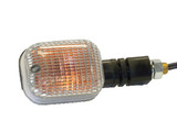 K&S Clear Lens On/Off-Road Dot Turn Signals Blk Pair 25-7000C